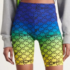 OFF-WHITE Logo Ombré Gradient Bike Shorts